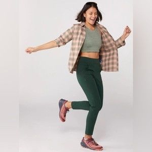 Alder forest green open air pants sz medium